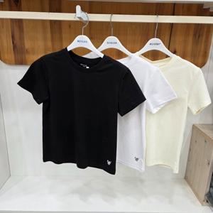 [에꼴리에]기본핏 무지 반팔티 26AB461