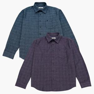 [피에르가르뎅]글렌 체크 기모 노멀핏 셔츠 PPWS4604