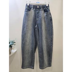 [에꼴리에]세미 커브드 빈티지 워싱진 26A02070