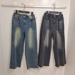 [행텐주니어]사이드턱기모와이드데님팬츠 14540-155-810-10_US