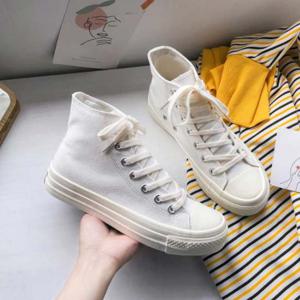 여자 직장인 운동화 패션 하이 발목 스타일 캐주얼화