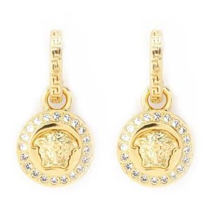 베르사체 골드 톤 그레카 메두사 귀걸이 DG2D748DJMX D01O