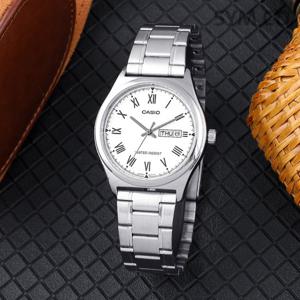 카시오 MTP-V006D-7B 클래식 로마 데이데이트 오토캘린더 정장캐쥬얼 남자 메탈 시계