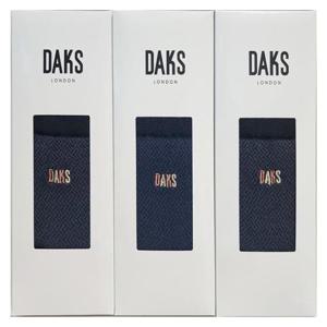 닥스양말 24333 닥스신사 면단목 작은격자 3족세트