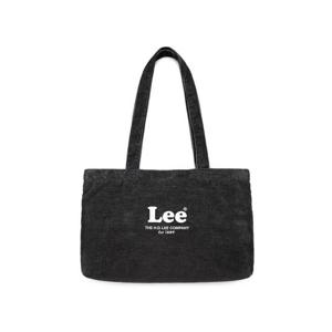 [LEE]LEE 빈티지 로고 코듀로이 에코백 챠콜 LE2503BG10CH