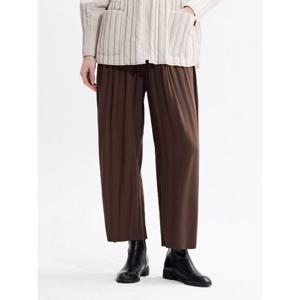 [플리츠미][플리츠미] 더블 크레이프 와이드 팬츠_PPPTW025019