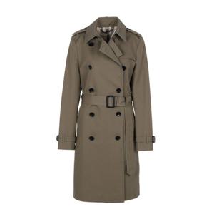버버리 하본 트렌치 롱코트 카키 80089781