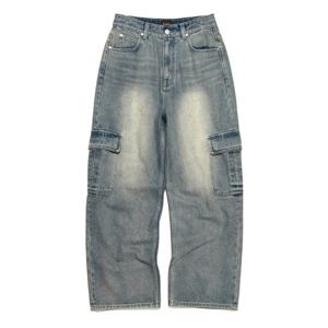 LEE 우먼 릴랙스드핏 카고 데님 팬츠 인디고 다크 B1 LE2503IP76 ID