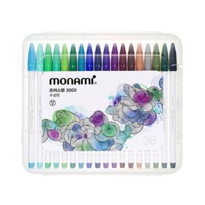[모나미] 수성펜 프러스펜세트 (0.3mm/36색)