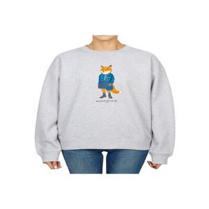 메종키츠네 드레스드 폭스 여성 맨투맨 PW00316KM0341 H120