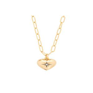 코치 아이코닉 하트 여성 목걸이 451072 GLD 710