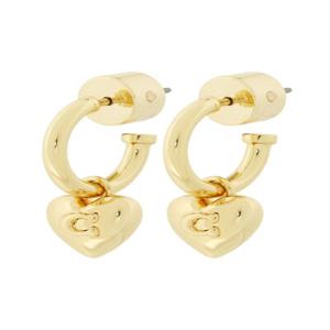 코치 C 하트 여성 드롭 귀걸이 546491 GLD 710