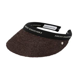 헬렌카민스키 비앙카 여성 바이저 HAT50265 CHOCOLATE BLACK LOGO