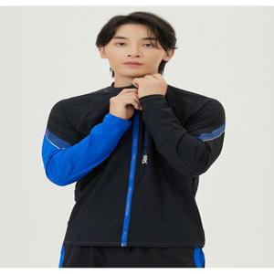 [아레나수영복] 남성 임팩트 레저 집업 래쉬가드 A4BM1RR03BLK