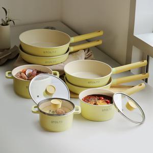 STOLTZ STOLTZ 슈톨츠 머랭 IH 인덕션 냄비+프라이팬 혼합 7종(16양수+18편수+20양수+24팬+24웍+28팬+28웍)