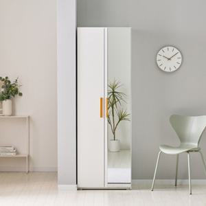 히트가구 [착불배송 상세확인] P3395 거울형 행거 수납장 600x1800 1color