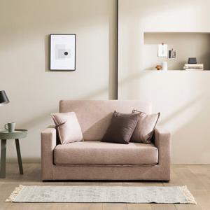 장인가구 [비밀특가] 장인가구 마리 패브릭패턴 FPL가죽 2인용 쇼파 접이식 소파베드