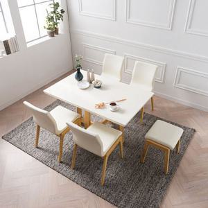 장인가구 [비밀특가] 장인가구 아마르 대리석 4인 식탁세트 (의자형, 스툴포함)