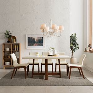 장인가구 [비밀특가] 장인가구 아마르 대리석 5인 식탁세트