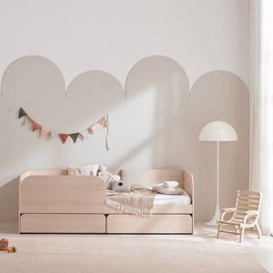 장인가구 [비밀특가] 장인가구 뉴피터 E0등급 저상형 슬라이딩 데이베드 수납 침대 S +가드