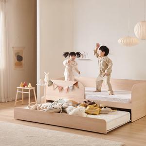 장인가구 [비밀특가] 장인가구 뉴피터 E0등급 저상형 슬라이딩 2단 침대 SS 낮은포켓+라텍스탑+가드