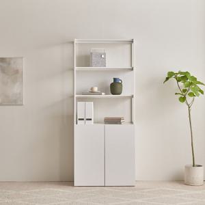 장인가구 [비밀특가] 장인가구 마운트 도어장 600 3단 선반 다용도 수납장 세트