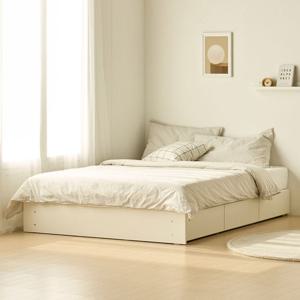 장인가구 [비밀특가] 장인가구 원스 헤드리스 컬러핏 수납침대 본넬 유로탑매트 Q