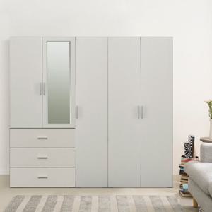 장인가구 [비밀특가] 장인가구 큐비 2000 옷장세트(8003단서랍 거울 이불형+400행거형+800 행거형)