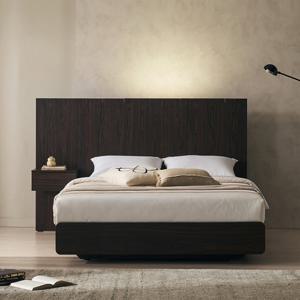 장인가구 [비밀특가] 장인가구 까르뎅차콜 E0등급 LED 호텔 평상형 침대프레임 Q +유로탑+400협탁1