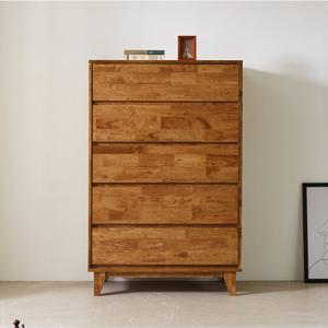 리버퍼니쳐 리버스 고무나무원목 광폭 5단서랍장 900 침실 거실 혼수 원품