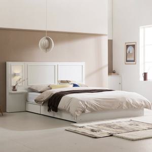 장인가구 [비밀특가] 데이언 호텔침대 수납침대 웨인스코팅 침대 Q+멀티패널1_본넬 타이트탑매트