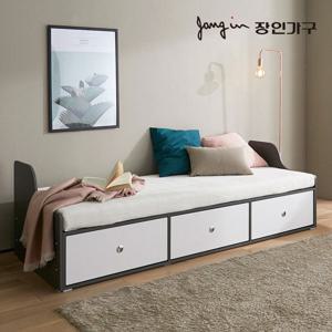 장인가구 [비밀특가] 피콜로G 1인용 가드형 데이베드 수납침대(세미싱글 매트포함)