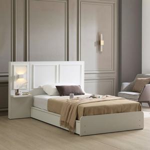 장인가구 [비밀특가] 데이언 호텔침대 수납침대 웨인스코팅 침대 SS+멀티패널1_프레임