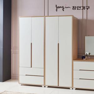 장인가구 XXXXX시클리 화이트 1600옷장세트XXXXX