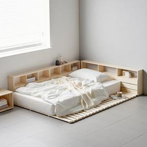 장인가구 [비밀특가] 필링 접이식 원목 침대프레임 매트리스깔판K