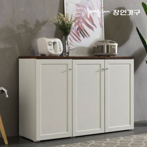 장인가구 [비밀특가] 셰리 아이보리 1200 주방수납장