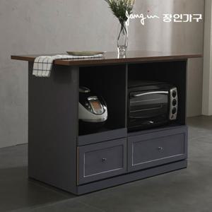 장인가구 [비밀특가] 셰리 그레이 1200 아일랜드식탁 홈바(렌지대형)