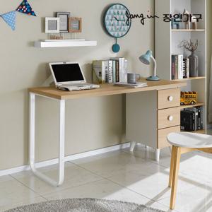 장인가구 [비밀특가] 큐브 1400 일자형책상 서랍형