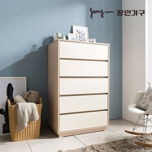 장인가구 [비밀특가] 크라운 빅와이드 800 5단 서랍장