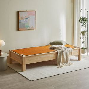 장인가구 [비밀특가] 고센 편백나무 원목 평상형 카우치 온열 황토 흙소파 +마모륨 보료