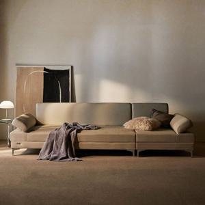 장인가구 [비밀특가] 비움 황토볼 온열 4인 가죽 카우치 흙소파 +스프링보료