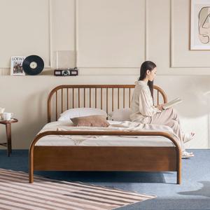 장인가구 [비밀특가] 장인가구 자카이 SE0등급 고무나무 원목 평상형 통깔판 침대 프레임 Q