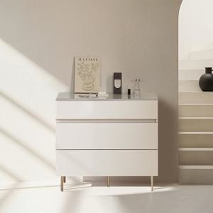 장인가구 [비밀특가] 장인가구 무와 E0등급 하이그로시 800 3단 서랍장