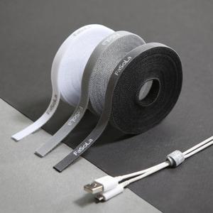 히키스 사무실 컴퓨터 케이블 전선정리 찍찍이타이 테이프 5M