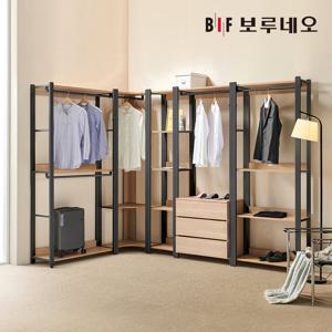 보루네오 BIF 유룸 드레스룸 시스템 옷장 시스템장 세트 E0등급 1800 E세트