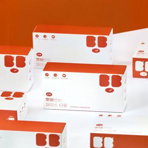 하우스레시피 뽀바쓰는 페이스 타월 60매