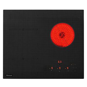 린나이코리아 3구 빌트인 하이브리드 전기레인지_HYF3200N [ 유로케라 글라스 / 대화구 구성 / 잠금기능 ]