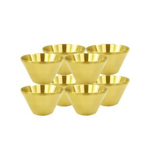 한국복진 한국복진 티타늄코팅 이중구조 스텐레스 빙수볼 (14cm X8개) 빙수그릇