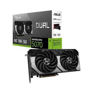 ASUS [포토리뷰1만]ASUS DUAL 지포스 RTX 5070 OC D7 12GB 인텍앤컴퍼니 [공인인증점]