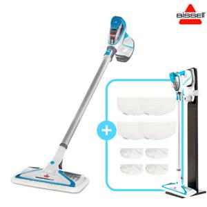 비쎌 비쎌 슬림 스팀청소기 DAILY2 패키지 (화이트블루+정품걸레8P+거치대)